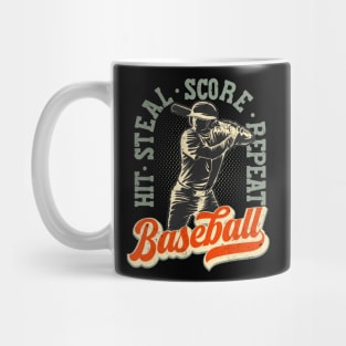 Baseball Lover Vintage Retro Gift Mug